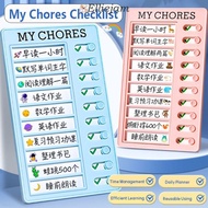 ELLIEJAM My Chores Checklist, Plastic Reusable Daily Planner Memo, Self-discipline My Chores Detacha