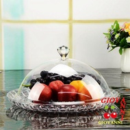 GIOVANNI Sampling Tray Dustproof Creative Food Preservation Baking Cakes Afternoon Tea Transparent F