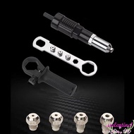 VALENTINE1 Electric Rivet Tool, 1/4 Inch Hex Shaft Power Drill Attachment Rivet Tool Adapter, Tool K