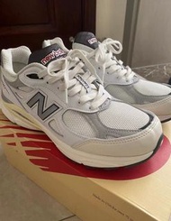 🌺全新100% New Balance Teddy Made系列 NB 990 V3 白色 男女同款 跑步鞋
