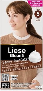 LIESE Blaune Creamy Foam Color Chic Brown (Easy Foam Format And Even Gray Hair Coverage With A Non Drip Foam Formula) 108ml