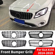 Perfect Match Hood Grille Front Hood Grille Racing Grill For Mercedes Benz GLA X156 2014-2019 Mesh T