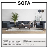 123 Seater Sofa Mocha Fabric Sofa