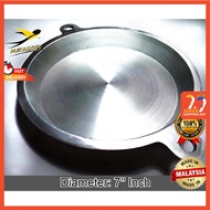 Metallogy 7 Inch Kuali Apam Balik Aluminium/ Pancake Mould/ Piring Kuih Ban Chang/ Kuali Apam Balik/