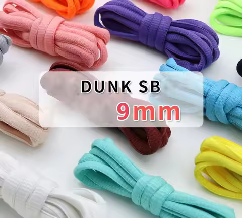 1 Pair New Dunk Sb Classic Shoelaces Oval Thickened Polyester AF1AJ Shoe Laces Basketball Shoes Spor