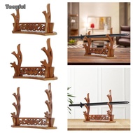 [Tooyful] Sword Stand Stable Base Living Room Decoration Sword Rack Sword Holder Holder for Samurai 