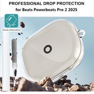 Clear Case for Beats Powerbeats Pro 2 2025, Transparent TPU for Beats Powerbeats Pro 2 Case Cover wi