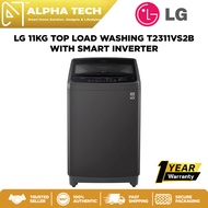 LG 11kg Top Load Washing T2311VS2B with Smart Inverter