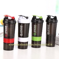 Protein muscle gain powder mixer blender shaker (600ml) gym sport fitness bottle