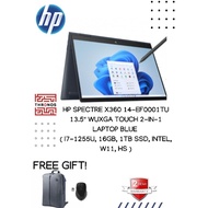 HP Spectre X360 14-Ef0001TU 13.5" WUXGA Touch 2-In-1 Laptop Blue