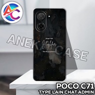 AC57/Case poco C71/Motif QUOTES/softcase poco C71/casing poco C71/silicone poco C71
