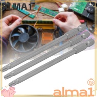 ALMA 11pcs Screwdriver Bit Set, Tamper Proof 1/4 Inch Hex Shank Torx Security Bits, Durable T6-T40 6