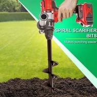 Auger Drill Bit Garden Auger Spiral Bit Flower Planting Hole Digger Ground Auger Yard Gardening Plan
