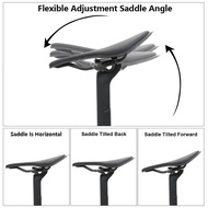 Standardized C68 SERIES D-SHAPED Carbon Bicycle Seat Post Offset 15 Degrees Length350MM for Colnago 