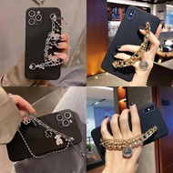Chain Bracelet Case For Vivo Y21 Y33S Y20 Y20i Y20S Y12S Y12A Y20 SG Y31 2021 Y51 2020 Y11 Y12 Y17 Y19 Y91 Y91i Y95 Y93 Y53 Y55 Y65 Y66 Y71 Y81 Y81i Y91C Y85 Luxury New Shell Bracelet Cellphone Cases Covers Soft Phone Case