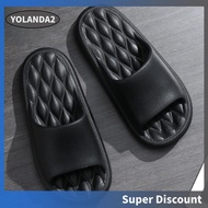 [yolanda2.sg] Bathroom Slippers EVA Thick Platform Slippers Indoor Home Sandals for Home Hotel