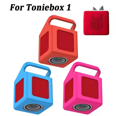 Silicone Protective Case with Handle Portable Speaker Sleeve Shockproof Anti-Drop Storage Cover Shel