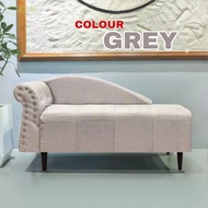 C HOME:Luxury Italian Bench Long Stool Fabric Sofa Living Room BedRoom Kerusi Cafe