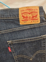 Levi's 504 男牛仔褲