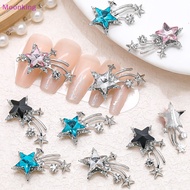 Moonking 5PCS 3D  Alloy Meteor Star Nail Art Ch Jewelry Parts Accessories Glitter Nails Decoration Design Supplies Materials NEW