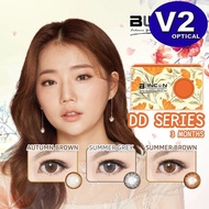 (2 PCS) Blincon DD 3 Months Lens Disposable  Cosmetic Color Contact Lenses Months Lens 1/3