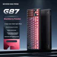 MCHOSE คีย์บอร์ดแบบกลไก G87การปรับแต่งไร้สายสามโหมดสำนักงานเล่นเกมบลูทูธ