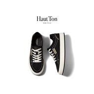 HautTon HautTon Summer Thin Canvas Shoes Men 2026 New Style Breathable Black All-Match Low-Top Casua