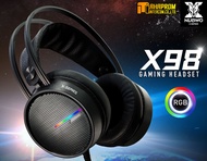 HEADSET (หูฟัง) NUBWO GAMER X98 ส่งเสียงในระบบ Surround 7.1 (BLACK)