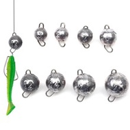 Fishing 10pcs/Lot  Fishing Lead Sinker Cheburashka Weight Sinker  3g 5g 7g 10g 14g 18g 21g Hook Conn