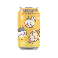 【Ocean Bomb】吉伊卡哇-柚子蜜風味氣泡水x1箱(24罐/箱)