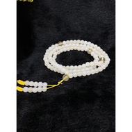 White  Jade 108 beads  白玉 108粒