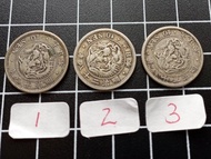 日本明治龍銀10c 銀幣 68/個