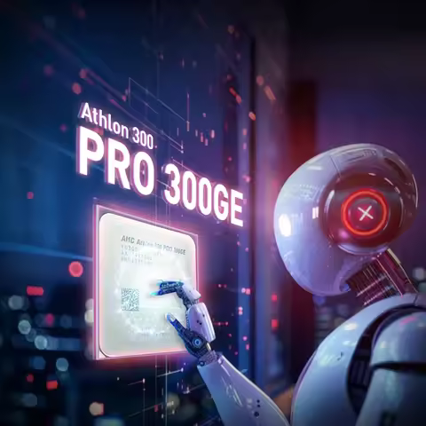 NEW AMD Athlon PRO 300GE 2-Core 4-Thread Processor 3.4GHz L3=4M DDR4 PCIe 3.0 Socket AM4 14NM but No