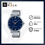 (100% Original Casio) Casio Men Watch MTP-VT01D-2B (watch for man/ casio watch for men / casio watch