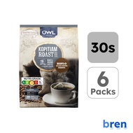 [6 PACKS] OWL Kopitiam Roast & Ground Coffee - Kopi O 30s x 17g