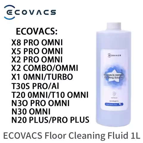 Original Cleaning Fluid For ECOVACS Deebot T10 OMNI/T10 TURBO/X1 OMNI/X1 TURBO/T20/T30 Pro OMNI/X5 P
