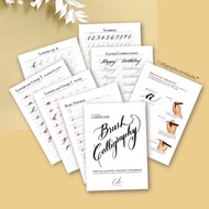 數碼 【PDF file】Pentel Brush Pen 西洋書法 大小寫 常用字