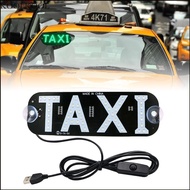 KOOK Taxi Light Taxi LED Sign Decor Taxi LED Light Hook On Car Window With USB