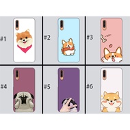 Cute Dog Design Hard Phone Case for Samsung Galaxy A6 2018/A6 Plus 2018/M20/A50/A70