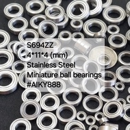 S694ZZ 4*11*4 (mm) Stainless Steel Miniature ball bearing