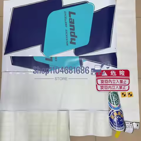 1 Set of Excavator Decal Stickers for Hitachi Sticker Ex60/100/120/200/230/270/300/350-1-2-3 Full Ca