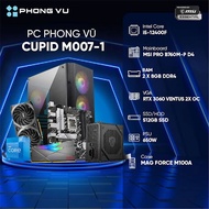 PC PV Gaming Cupid M007-1 (Intel Core i5-12400F/ GeForce RTX 3060/ 2 x 8GB/ 512GB SSD/ Free DOS)