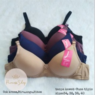Lydyly Bra Without Wire, Thin Foam, Lydyly Bra, Equivalent to Cup AA 34-40