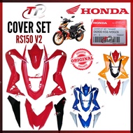RS 150 RS150 V2 Coverset Cover Caver Set Sticker Kover Body Kaver Black Blue Biru 06900-K56-M90ZA 10