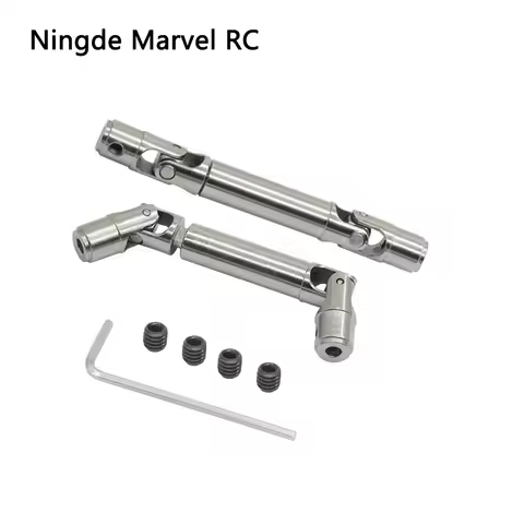 Steel Driveshaft Universal Joint 1/10 WPL C74 C-74 Jimny Warrior JA11, Suitable for Metal Parts of R