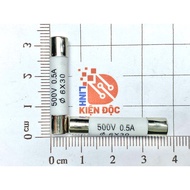 [Combo of 3] New R058 500V 0.5A 6X30mm ceramic fuse