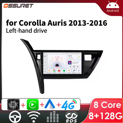 Car Radio Android Multimedia for Toyota Corolla Auris 2013-2016 Android Auto CarPlay Stereo 7862 Int