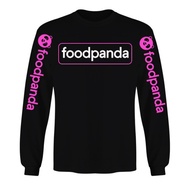 Food Panda Long Sleeve Cotton ( Black Edition ) uniform shirt