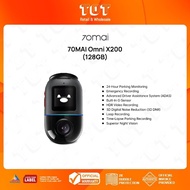 70mai Omni X200 360° Dashcam 4G GPS AI Parking Surveillance HDR Night Vision ADS Voice Control