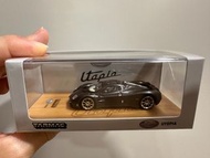 Tarmac Works 1/64 - Pagani Utopia (Black Carbon Fibre)